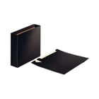 Caixa de Arquivo de Cartão Esselte - Tamanho Fólio - Lombada 75mm - Capacidade 500 Folhas - Cor Preto - Esselte 624149