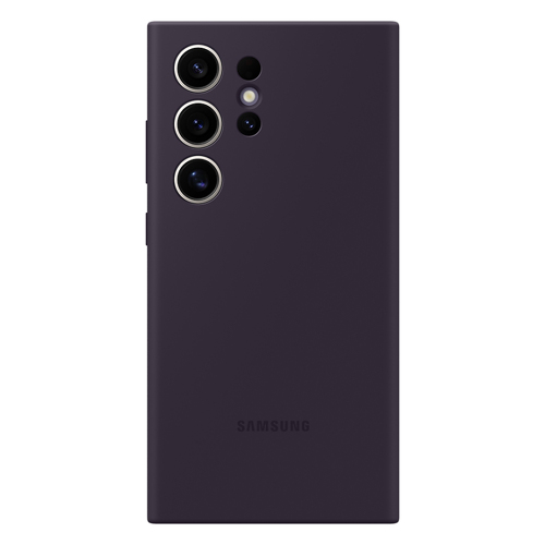 Capa Samsung de Silicone S24 Ultra Violeta Escuro - Samsung EF-PS928TEEGWW