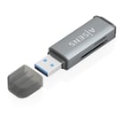 Leitor de cartões Aisens USB-A 3.1 Gen1 - Compatível com SD, Micro SD, MMC, RS-MMC, MMC Micro - Cor cinzenta - Aisens ASCR-2A09-GR