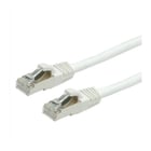 EQUIP CHICOTE CAT6A S/FTP LSZH 1MT BRANCO - Equip 606003