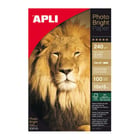 Apli Papel Fotografico Photobright 10 x 15 cm 240g 100 Hojas - APLI 10953
