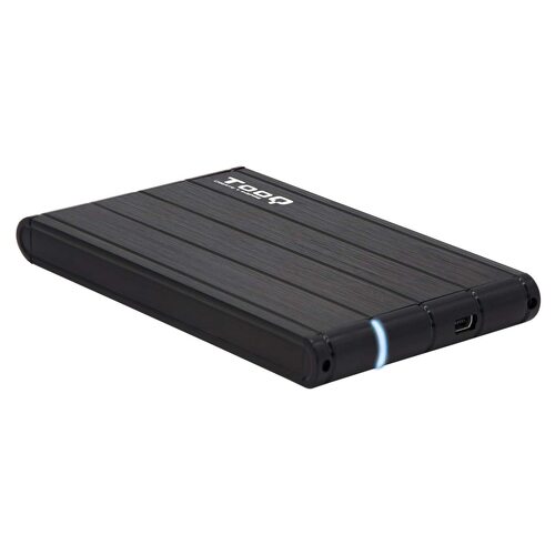 Tooq Caixa externa Tooq para HDD/SDDDDD de 2,5" até 9,5 mm SATA USB 3.0 - Preto - Tooq TQE-2530B