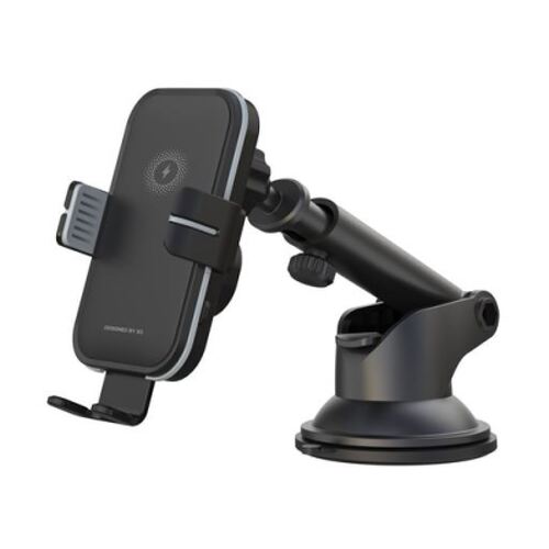 Suporte para automóvel XO com fecho automático + base de carregamento sem fios 15W WX027 - XO 196861