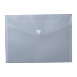 Bolsa A5 com Fecho Velcro Plástico Mate Transparente 1un - Outras 1003871