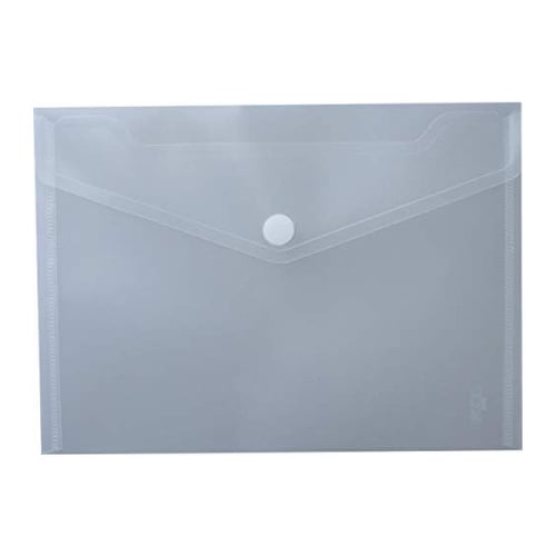 Bolsa A5 com Fecho Velcro Plástico Mate Transparente 1un - Outras 1003871