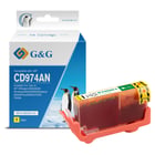G&G HP 920XL Amarelo Cartucho de Tinta Compatível, 14.6 ml - Tinteiro Compatível CD974AE