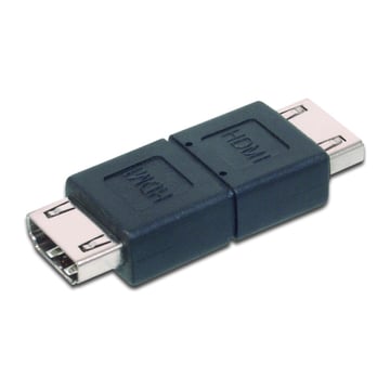 DIGITUS ADAPTADOR HDMI TIPO A F&#47;F ULTRA HD 60P PRETO - DIGITUS AK-330500-000-S