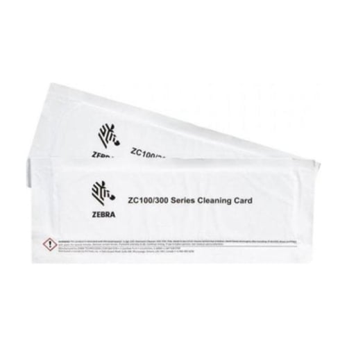 ZEBRA CLEANING CARD KIT ZC100/300 2000 IMAGES - Zebra 105999-310-01