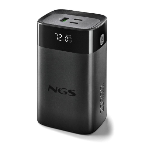 NGS TWIX20 Powerbank 20000mAH 65W PD e QC - USB-A, USB-C - Preto - NGS TWIX20