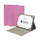 Bolsa universal para tablet Subblim - Acabamento tátil em tecido - Base antiderrapante - Fecho magnético - Sistema de fecho exclusivo - Rosa - Subblim 234522