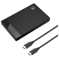 EWENT CAIXA DISCO EXTERNA USB-C SEM PARAFUSOS BLACK - Ewent EW7073