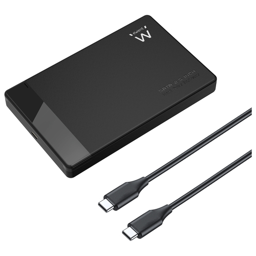 EWENT CAIXA DISCO EXTERNA USB-C SEM PARAFUSOS BLACK - Ewent EW7073
