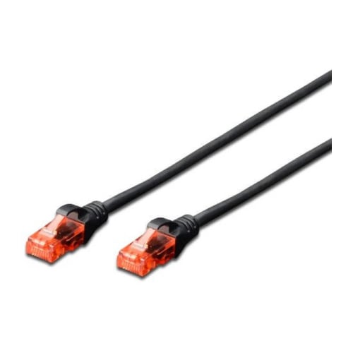 EWENT CHICOTE CAT6 UTP 1MT PRETO - Ewent IM1008