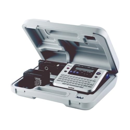 Brother P-touch1280VP, QWERTY, 10 mm/seg, AAA, Preto, Prateado - Brother PT1280VP