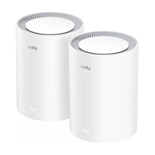Cudy BE3600 - Pacote com 2 Sistemas WiFi Mesh de 7 Gigabits de Banda Dupla - Velocidade de até 1000 Mbps - 3 Portas - Antenas Internas - Branco - Cudy M3600(2-Pack)