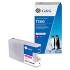 G&G Epson T7893/T7903/T7913 Magenta Cartucho de Tinta Compatível, 35 ml - Tinteiro Compatível C13T789340/C13T79034010/C13T79134010