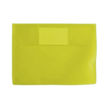 Envelope A5 PVC com Visor Transparente Amarelo 10un - Neutral 100Z28111