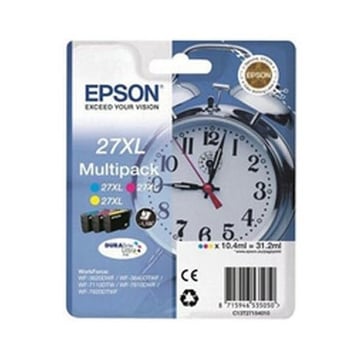 Epson Alarm clock 27XL DURABrite Ultra tinteiro 1 unidade(s) Original Rendimento alto (XL) Ciano, Magenta, Amarelo - Epson C13T27154010