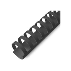 Argolas PVC Encadernar 19mm Preto 165 Folhas 100un - Leitz 1713017