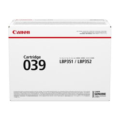 Canon 039 toner 1 unidade(s) Original Preto - Canon 0287C001