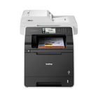 Impressora multifunções laser a cores de alta velocidade, com rede cablada/WiFi, frente e verso automático (4 em1) e toner de mega capacidade disponível - Brother MFC-L8850CDW