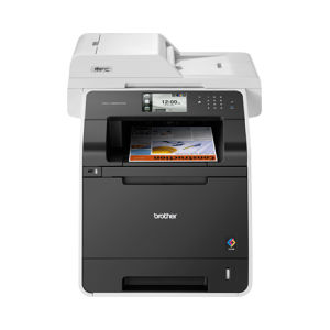 Impressora multifunções laser a cores de alta velocidade, com rede cablada/WiFi, frente e verso automático (4 em1) e toner de mega capacidade disponível - Brother MFC-L8850CDW