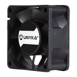 Unykach Server Ventoinha de 60mm com duas bolas - Velocidade máx. 3000rpm - Conector de 4 pinos com controlo de temperatura - Cor preta - Unykach 300637