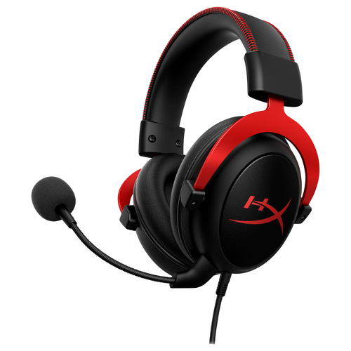 HP Auscultadores com fio HyperX Cloud II para jogos - Vermelhos - HP 4P5M0AA