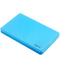 Caixa HD externa SATA-USB 2.0 de 2,5" - Azul - Aprox APPHDDD200LB