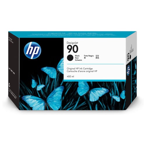 HP Tinteiro DesignJet 90 Preto de 400 ml - C5058A