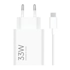 Carregador de parede para smartphone Xiaomi 33W Combo USB-A 33W + Cabo - Identificação de dispositivo inteligente - Branco - Xiaomi BHR9956EU