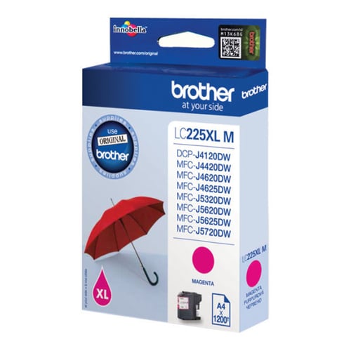 Tinteiro de tinta magenta de alta capacidade - Brother LC225XLMBP