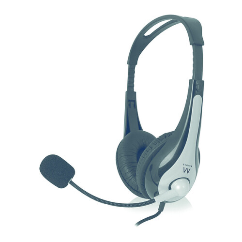 EWENT HEADSET PRO COM MIC AND VOLUME CONTROL JACKS 3.5" - Ewent EW3562