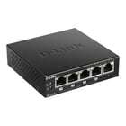 D-Link 5 portas Gigabit 10/100/1000 Mbps Switch - PoE+ - D-Link DGS-1005P