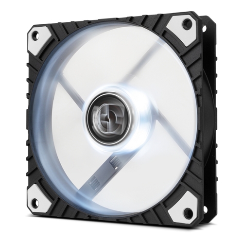 Nox Hummer H-Fan Pro LED 120mm Ventilador LED branco com PWM - Velocidade 600/2200rpm - Silencioso - Nox NXHUMMERHFANPROW
