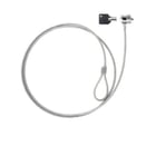 Tooq Cabo de segurança universal com chave para computadores portáteis - Aço 4,5 mm - Comprimento 1,50 m - Tooq 142789
