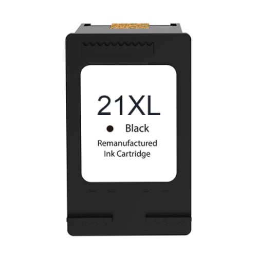 Cartucho de tinta preto remanufaturado HP 21XL - Substitui C9351AE/C9351CE - HP HI-21XL