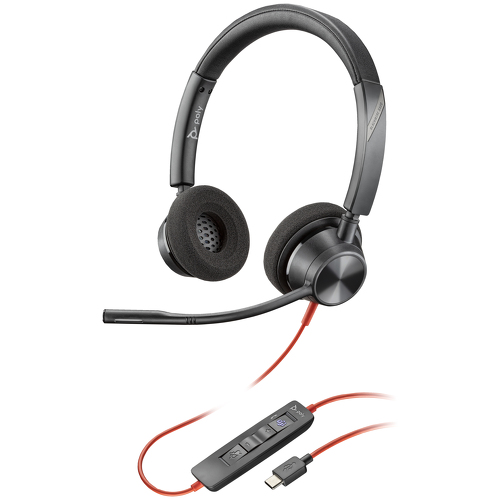 HP Poly Headset Stereo BW 3320 USB-C + USB-C/A - Poly 8X220AA