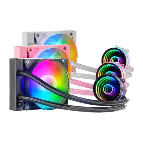 MARS GAMING WATERCOOLING ML ONE 120 AIO 12CM FRGB BLACK - Mars Gaming MLONE120