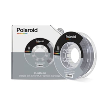 Filamento Polaroid Universal Deluxe Silk PLA 1.75mm 250g Prata - Polaroid POLPL-PL-8404-00