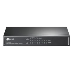 Switch TP-Link Secretária - 8 portas Gigabit com 4 portas PoE - TP-Link TL-SG1008P