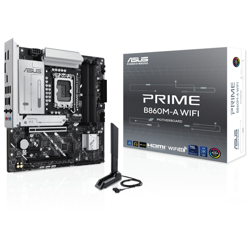 ASUS PRIME B860M-A WIFI LGA1851 DDR5 mATX MB - Asus 90MB1JY0-M0EAY0