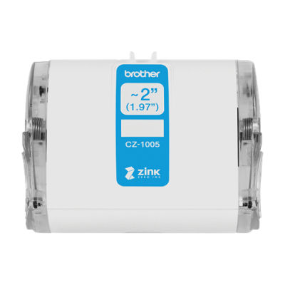 Rolo de fita adesiva Zero Ink. Largura: 50mm. Comprimento: 5m - Brother CZ1005