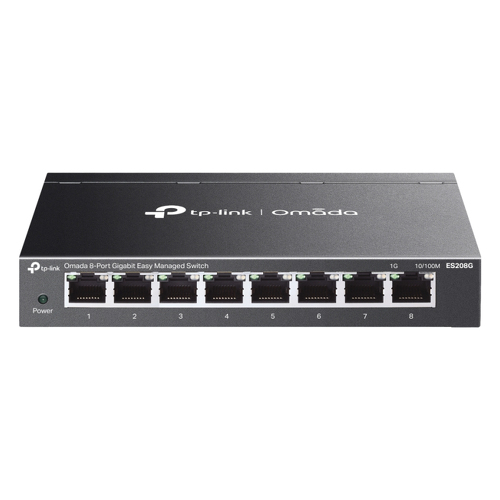 TP-Link Switch Omada de 8 portas Gigabit com gestão simplificada - TP-Link ES208G