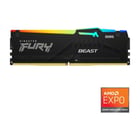 KINGSTON MEM 16GB 5200MT/S DDR5 CL36 DIMM FURY BEAST RGB - Kingston KF552C36BBEA-16