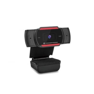 Conceptronic Amdis Webcam Full HD 1080p USB 2.0 - Microfone incorporado - Focagem fixa - Ângulo de visão de 65° - Cabo de 1,50 m - Cor verde/verde - Conceptronic AMDIS04R