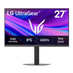LG Monitor Ultragear IPS de 27", 16:9, FHD, 1 ms, 240 Hz, HDMI, DP, com função de rotação 27G440A-B - LG 27G440A-B.AEU