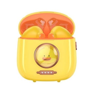 XO Bluetooth 5.1 Bebé Auscultadores Bluetooth 5.1 - TWS - Até 5 horas de música - Cor amarelo&#47;laranja - XO XOG6YL