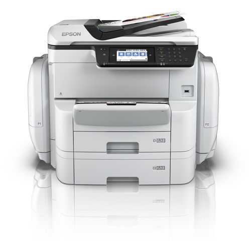 Epson WorkForce Pro WF-C869RDTWF, Jato de tinta, Impressão a cores, 4800 x 1200 DPI, A3, Impressão directa, Branco - Epson C11CF34401