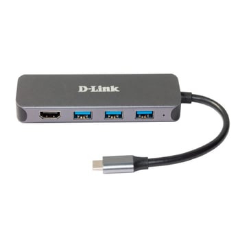 D-LINK 5-IN-1 USB-C HUB WITH HDMI/POWER DELIVERY - D-Link DUB-2333